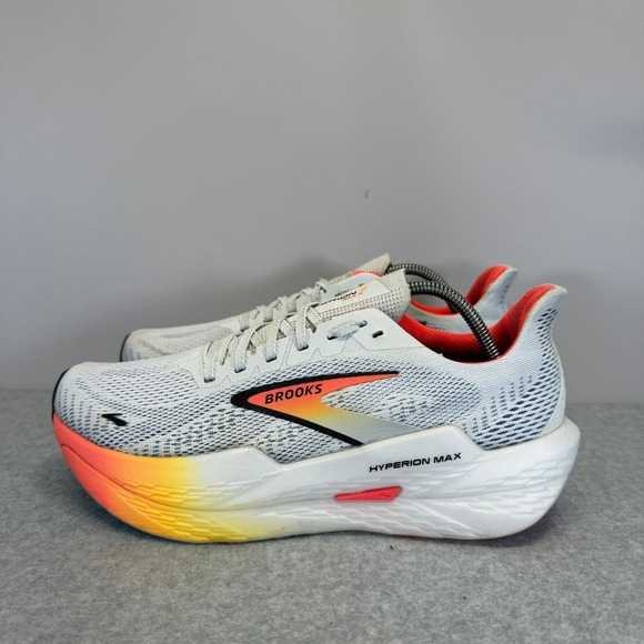Brooks Shoes - Brooks Hyperion Max 2 Womens Shoes Size 9 White & Orange Sneakers 1204231B443